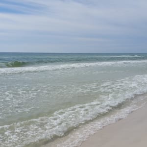 The Gulf off the balcony.