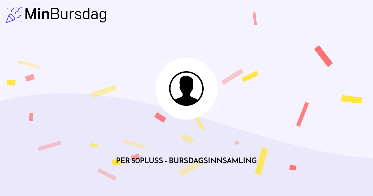 Per 50Pluss - Bursdagsinnsamling