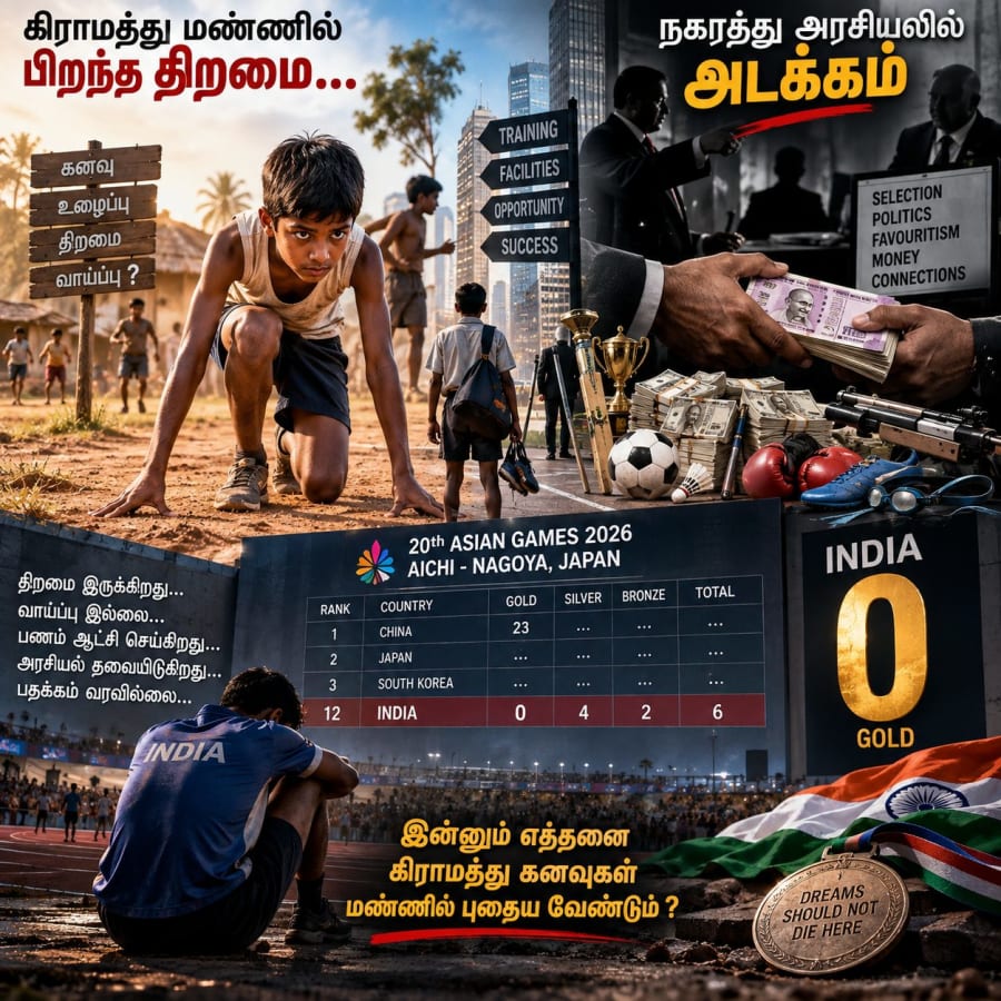 கிராமத்து மண்ணில் பிறந்த திறமை… நகரத்து அரசியலில் அடக்கம்