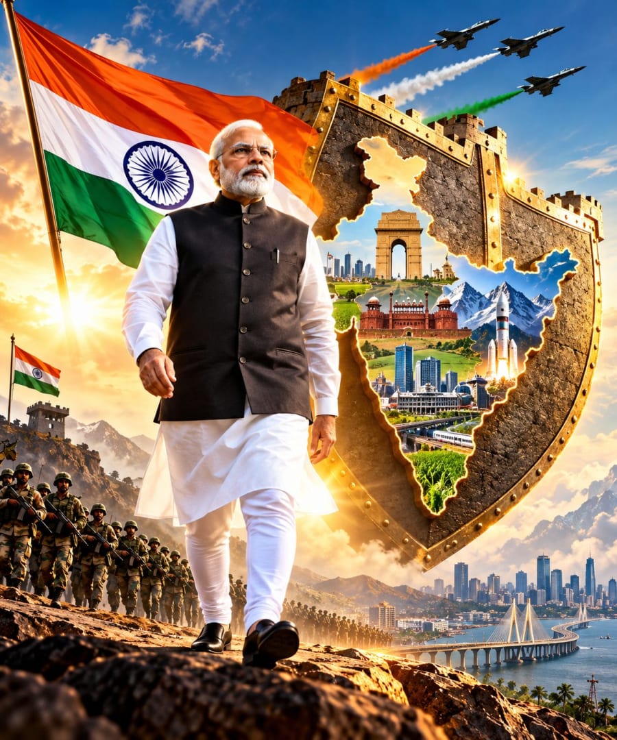 இந்தியாவின் தெய்வமாய் நரேந்திர மோடிஜி  உலக வல்லரசுகளை மிரள வைக்கும் 7% அசுர வளர்ச்சி