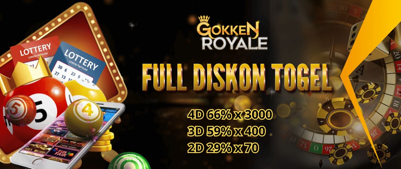 Banner diskon togel GOKKENROYALE