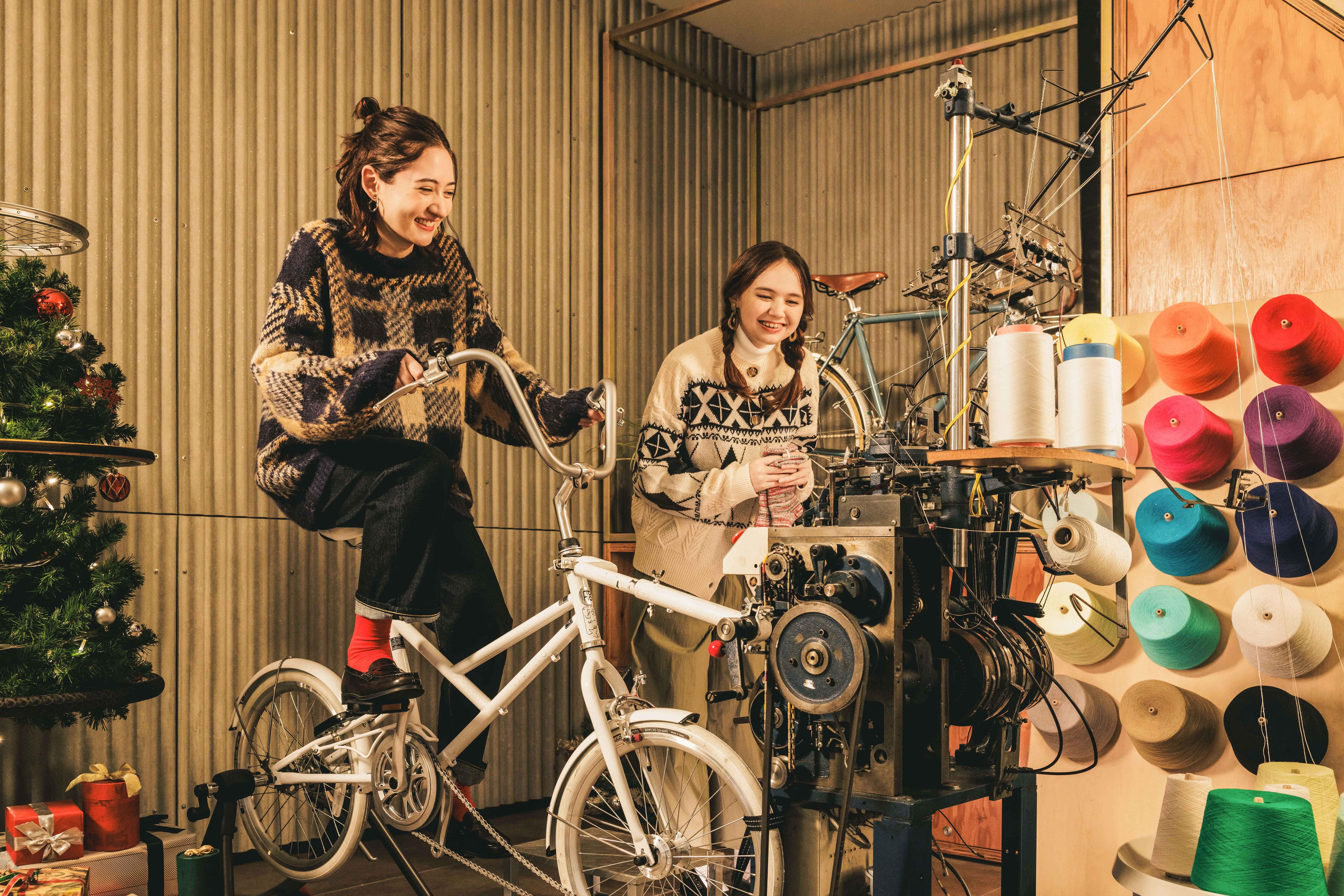 自転車の廃品パーツが生まれ変わる「アップサイクルクリスマス