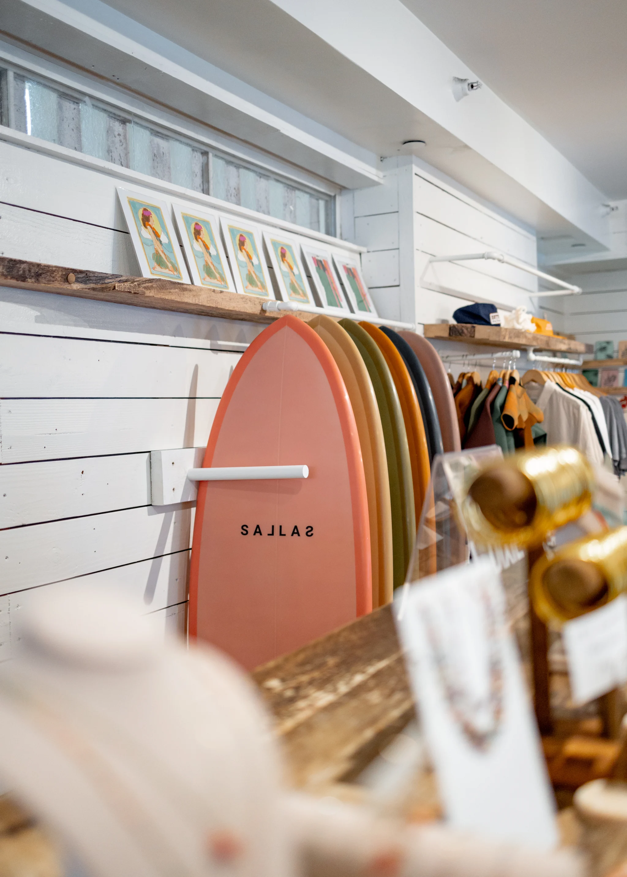 1958 Dale Velzy Surf Shop in San Clemente scene with Del