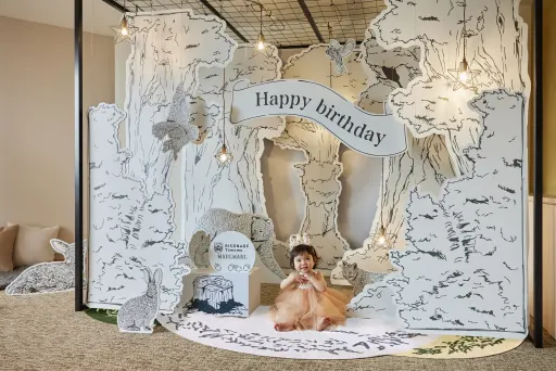 もとマム 1歳の誕生日を｢MARLMARL｣の客室でお祝い！ - リゾナーレトマム | 星野