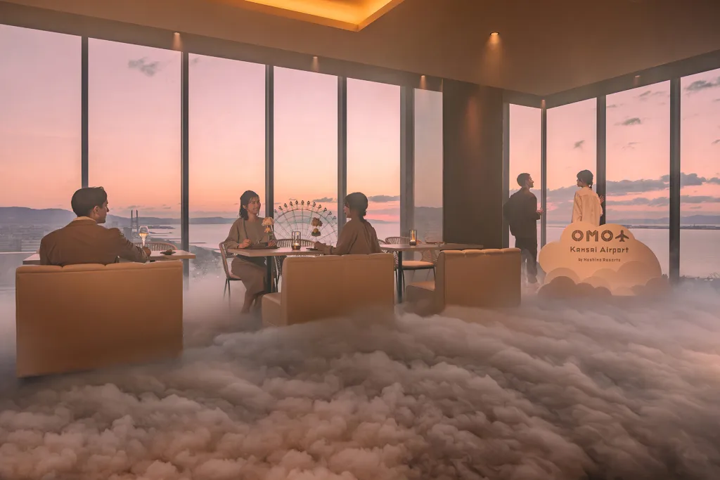 雲がテーマの空間でくつろぐ「FUWAFUWA Night Trip」 - OMO関西空港