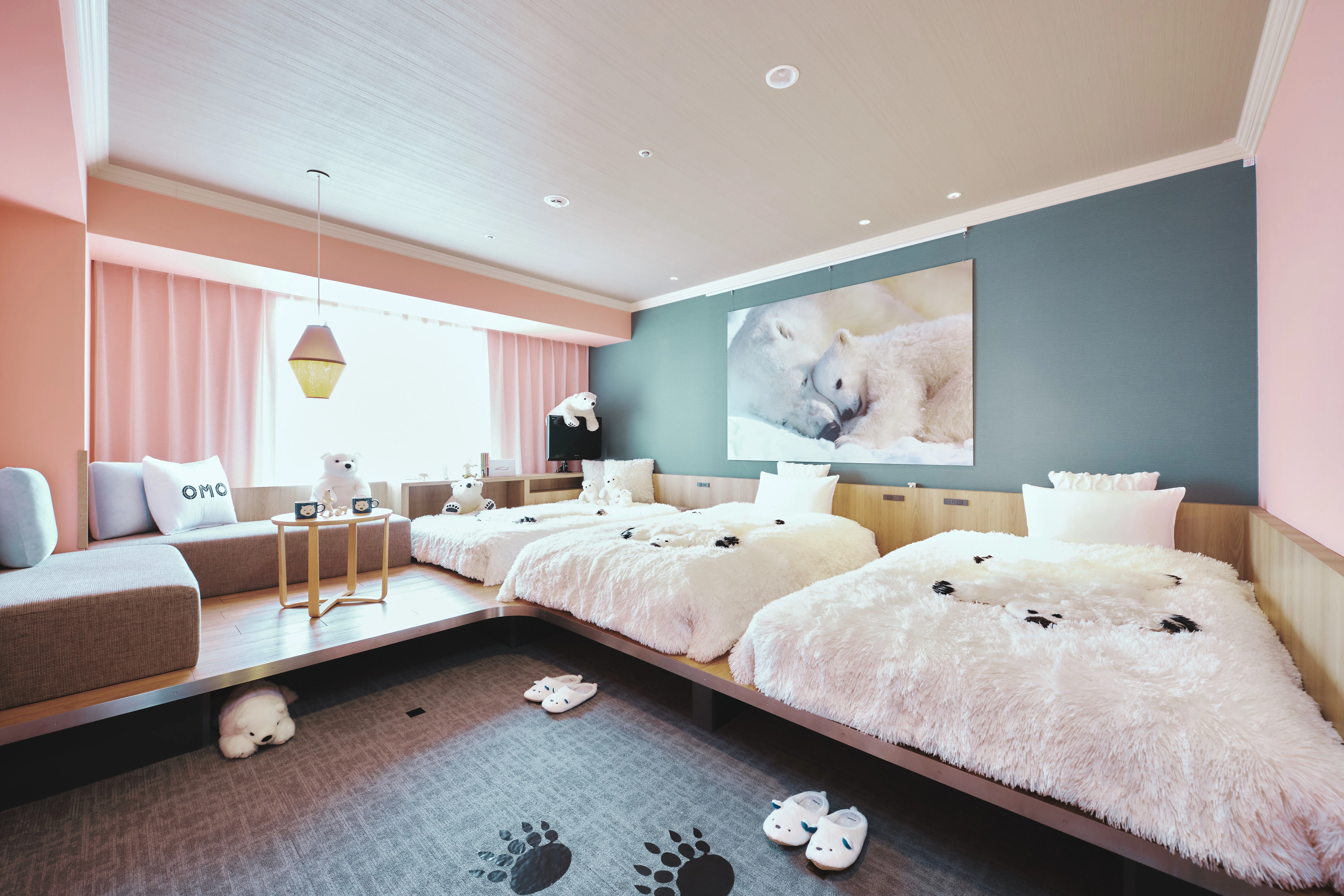 動物たちがモチーフのかわいいお部屋 - OMO7旭川 | 星野リゾート【公式】