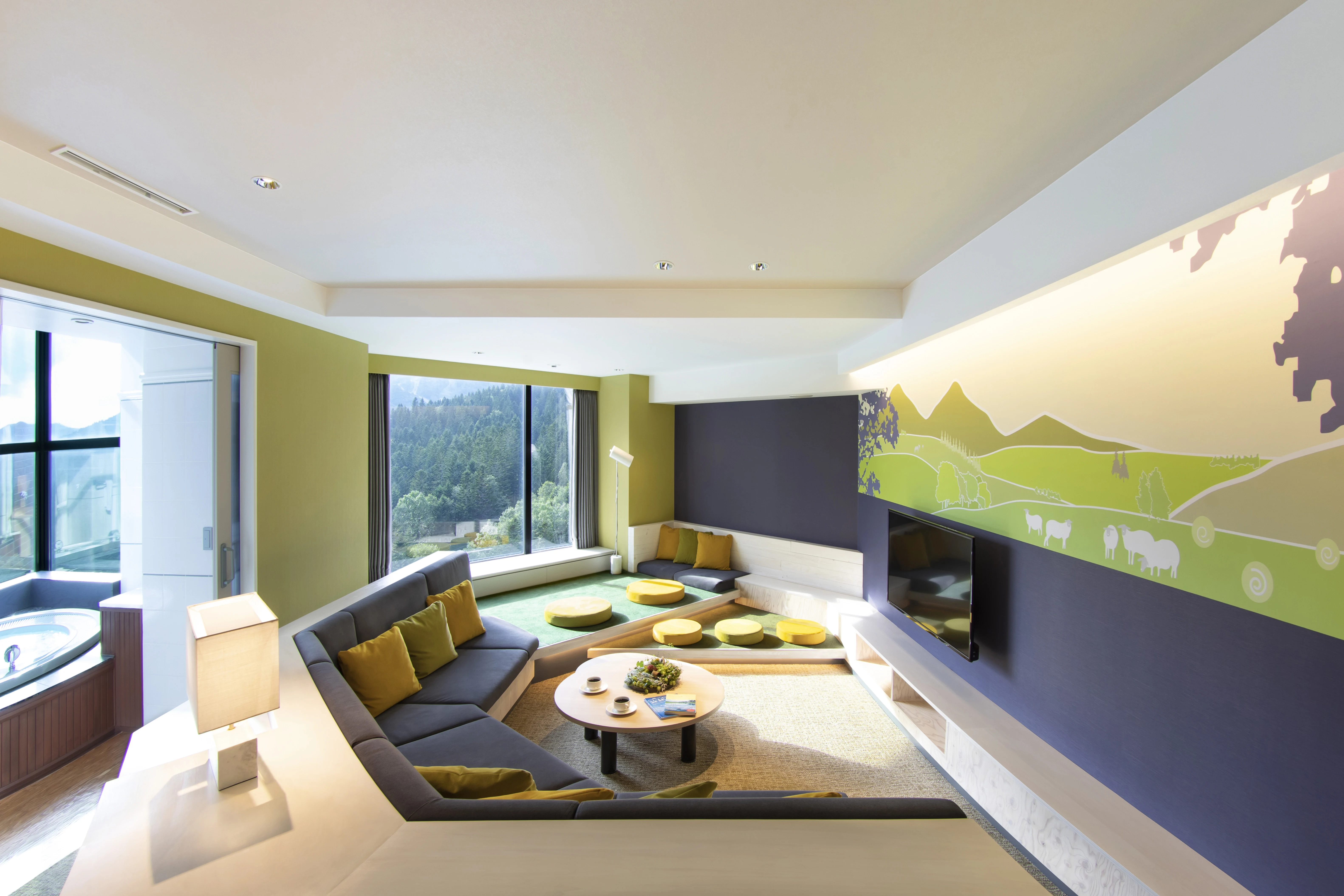 大人数でも広々寛げる2ベッドルームを備えた客室 - リゾナーレトマム