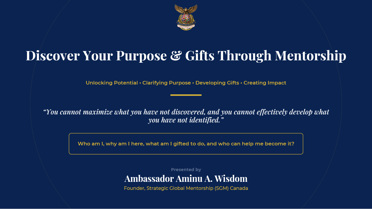 Discover Your Purpose & Gifts Through Mentorship