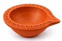Traditional Terracotta Diya Lamp