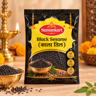 Kala Til (Black Sesame Seeds for Hawan & Puja)