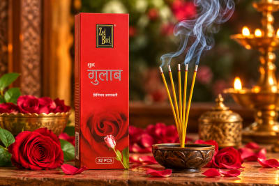 Zed Black Gulab Incense Agarbatti