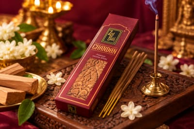 Zed Black Chandan Incense Agarbatti (32 Pcs)
