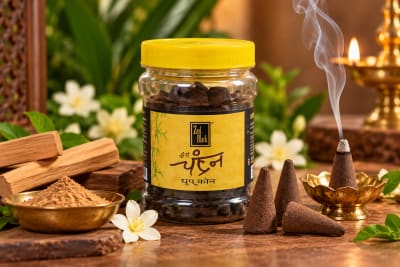 Zed Black Chandan Dhoop Cones