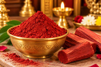 Pure Red Sandalwood Powder (Rakt Chandan)