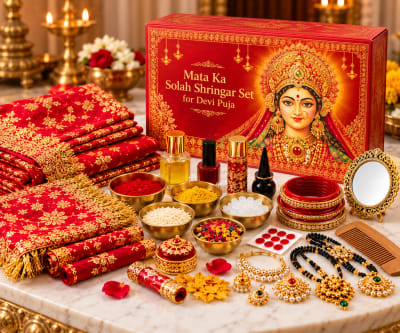Mata Ka Solah Shringar Set for Devi Puja