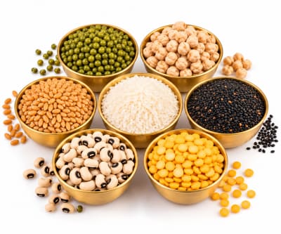 Sapta Dhanya (Seven Sacred Grains for Navagraha & Puja)