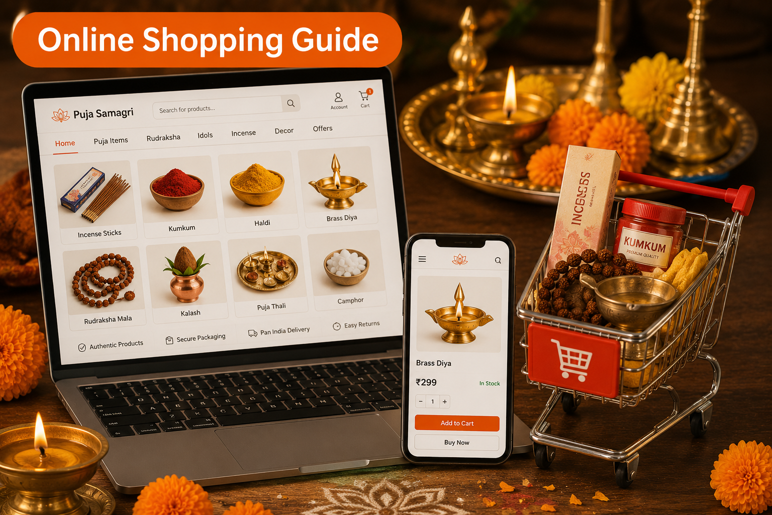 How to Categorise Puja Items for Easy Shopping