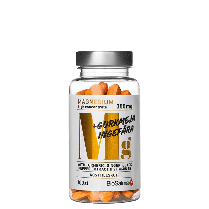 Magnesium + Gurkmeja Ingefära