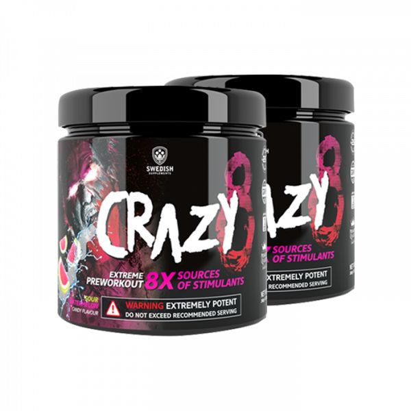 Swedish Supplements Crazy 8 Sour Watermelon