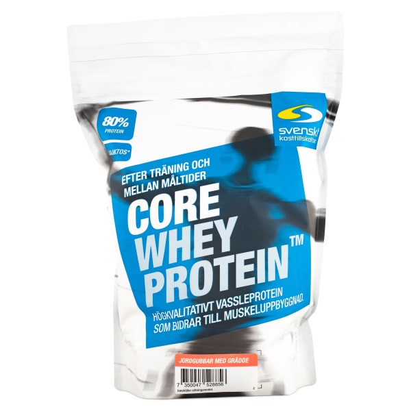 Core Whey Protein Jordgubbar med Grädde