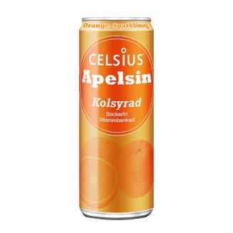 Celsius Apelsin Kolsyrad