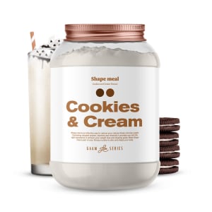 Gaam Life Series Shape Meal Cookies & Cream