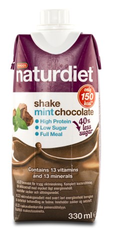 Naturdiet Shake Mintchoklad