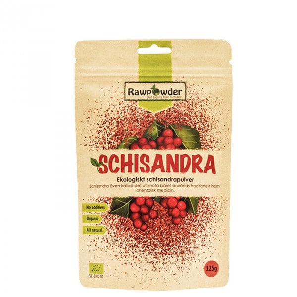 Schisandra, Ekologiskt Schisandrapulver,
