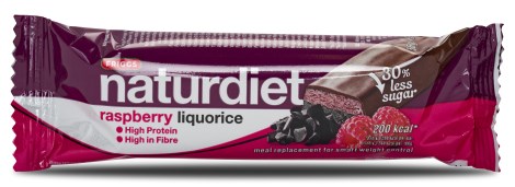 Naturdiet Mealbar Plus Raspberry/Liquorice