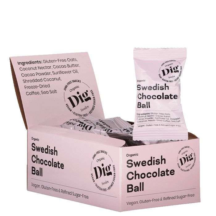 GET RAW Organic Ball Swedish Chocolate Ball