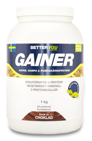Better You Vegetarisk Gainer Choklad