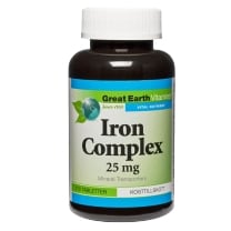 Great Earth Iron Complex 25 mg