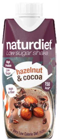 Naturdiet Low Sugar Shake Hazelnut & Cocoa