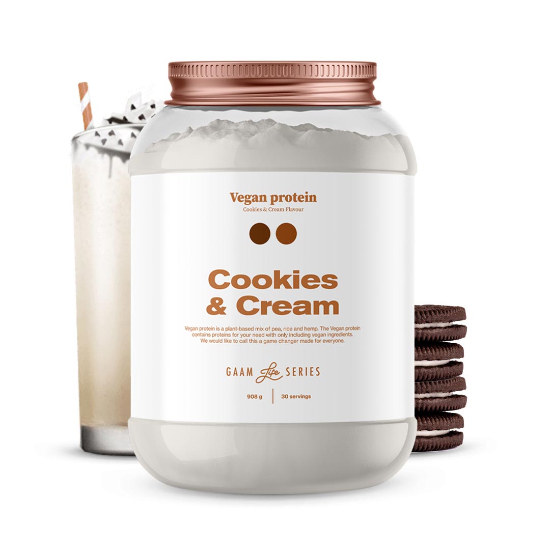 Gaam Life Series Vegan Protein Cookies and Cream