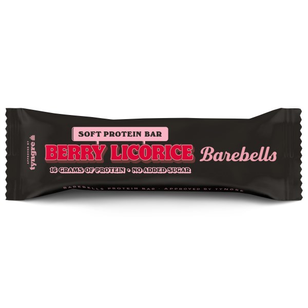 Barebells Soft Protein Bar Berry Licorice