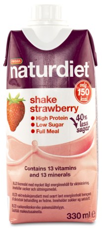 Naturdiet Shake Jordgubb