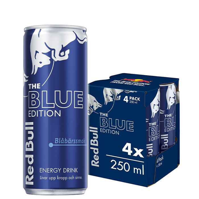 Red Bull Energidryck Blue Edition Blåbär