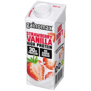 Gainomax High Protein Drink Strawberry Vanilla