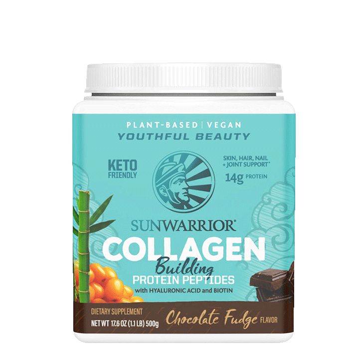 Plant Based Collagen Building Protein Peptides Chocolate Fudge