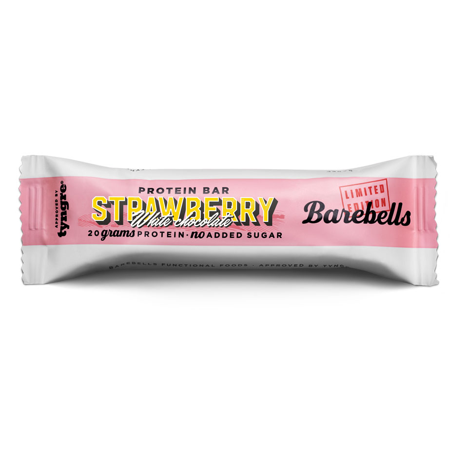 Barebells Protein Bar Strawberry White Chocolate LTD