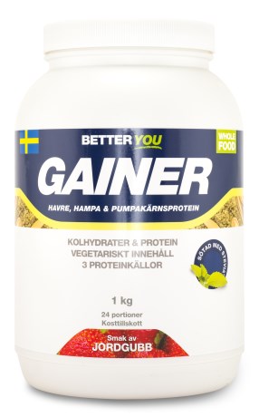 Better You Vegetarisk Gainer Jordgubb