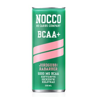 NOCCO BCAA+ Jordgubb/Rabarber