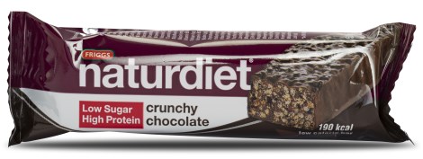Naturdiet Low Sugar High Protein Bar Crunchy Chocolate