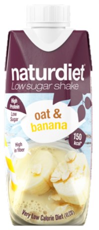 Naturdiet Low Sugar Shake Oat & Banana