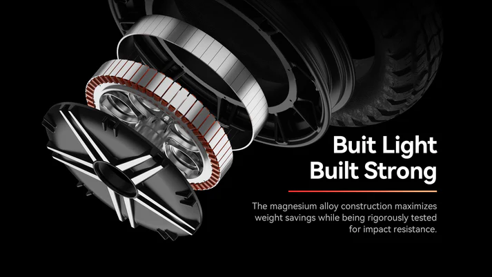 Zero-Sag Performance: The 151.2V architecture ensures the wheel maintains massive torque and quick acceleration even as the battery depletes.