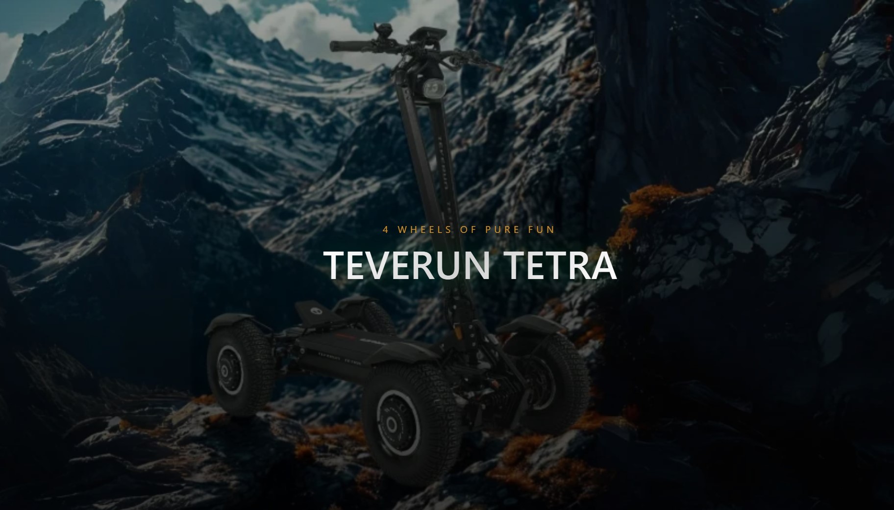 Power Output: Four 1500W nominal motors (one in each wheel), combining for 6,000W of nominal power and up to 10,000W–12,000W of peak output.Battery Pack: Heavy-duty 60V 60Ah (3,600 Wh) battery utilizing premium SK Innovation "Blade" cells and a Smart BMS.