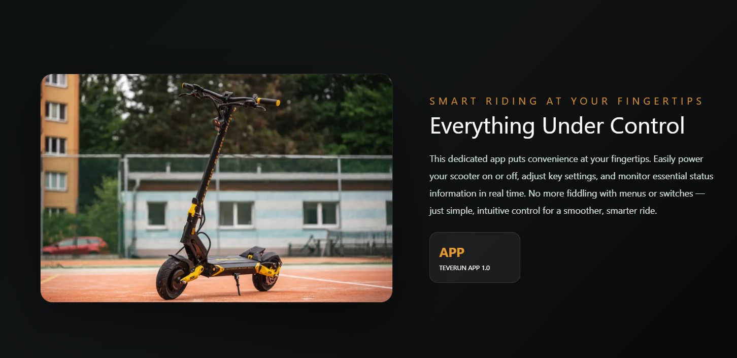 Weight & Capacity: Weighs 30 kg (approx. 73 lbs) and supports a maximum rider load of up to 120 kg.