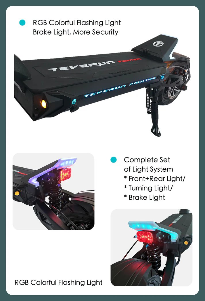 Braking Power: Upgraded 4-piston hydraulic disc brakes (compared to the 2-piston brakes on the standard Fighter 11), providing precise and aggressive stopping power.