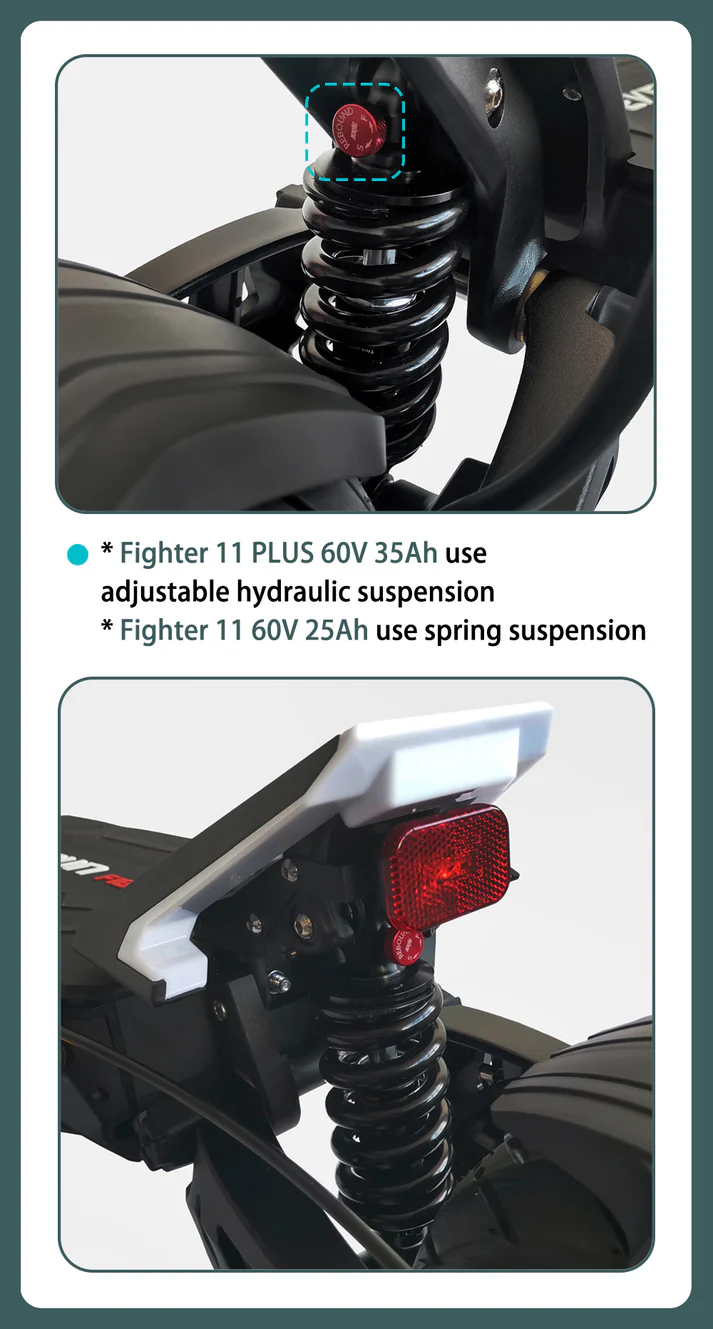 Suspension & Handling: Features a Type-C swingarm setup with fully adjustable hydraulic KKE shock absorbers (rebound control) and a pre-installed steering damper to eliminate high-speed speed wobbles.