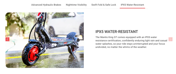 The chassis is constructed from single-piece, weld-free aerospace-grade aluminum. Water protection is rated at IPX5 for the core unit, making it capable of handling wet weather commuting. Charging utilizes dual M16 3-pin anti-arc ports. With two standard 2A chargers plugged in simultaneously, a full charge takes approximately 6 hours.